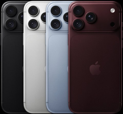iPhone 18 Pro Max バーガンディの背面（Apple公式画像）
